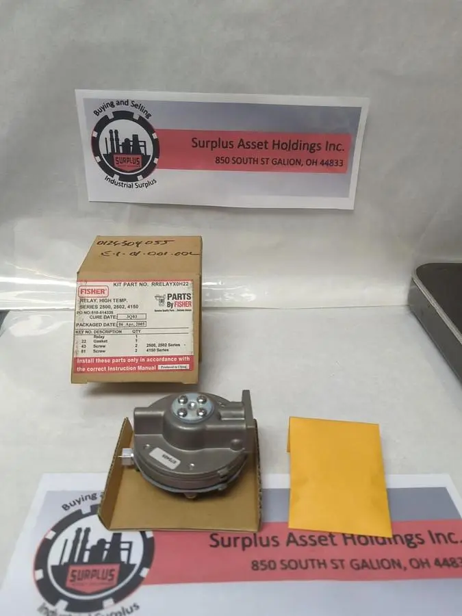 New | in-Stock FISHER RRELAYX0H22 Relays & Switches | Surplus Asset Holdings #1226824