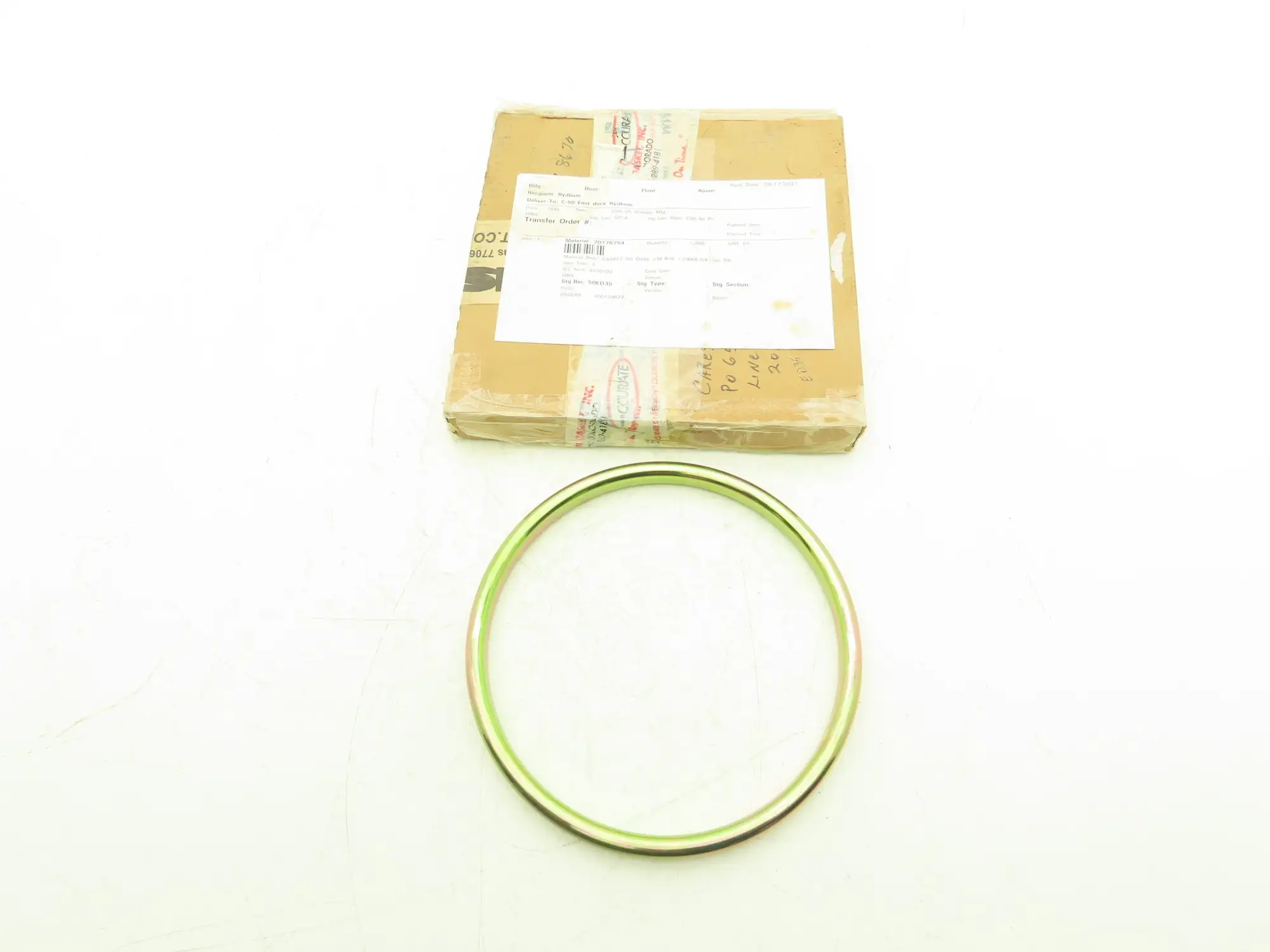 Lamons 6A0112.1/API6A R45 S-4 Oval Ring Joint Gasket 4125833 7-7/8"x 8-3/4"
