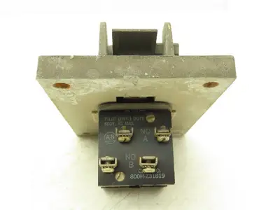Allen Bradley X-385416 Start Stop Pushbutton Station 600V & 800H-Z31819 Contacts