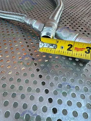Unbranded Stainless Steel Braided Hose 52" w/ Quick Release Fitting