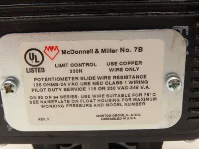 New | in-Stock MCDONNELL & MILLER _UNKNOWN_ HVAC Parts and Equipment Indiana US | Arrow Industrial #1147440