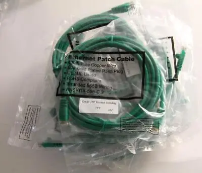 NEW Ethernet Patch Cable ["Does not apply", "Cat.6 UTP Booted 550MHz"]