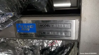 Used FLUID AIR 0020P Fluid Bed Dryers Illinois US | Aaron Equipment #84876