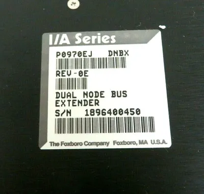 NEW FOXBORO P0970EJ DNBX DUAL NODEBUS EXTENDED MODULE REV 0E