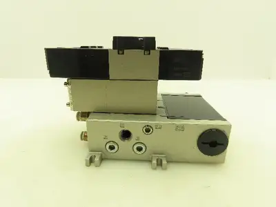 SMC VV5FS2 Plug-In 3-Station Manifold Control Unit VFS2600 Solenoid Valve Bank