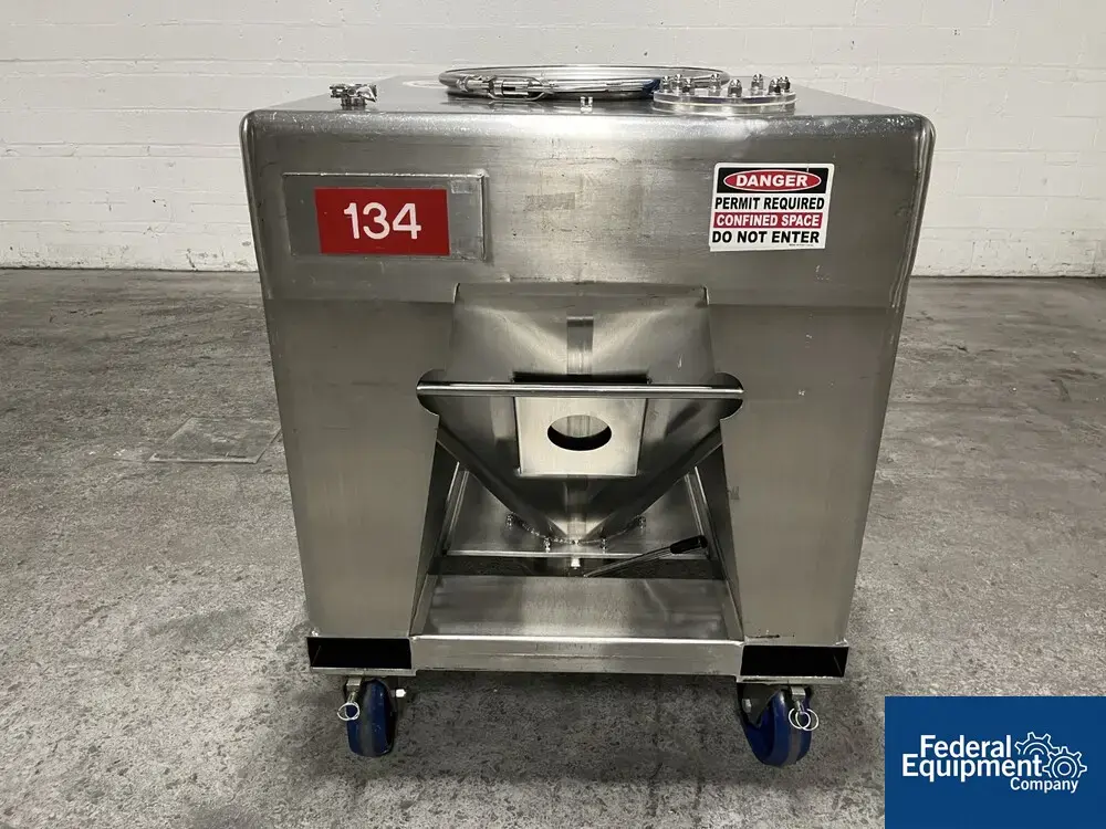 USED TOTE Systems 48" x 42" x 10"  Tote Systems Stainless Steel Transfer Bins