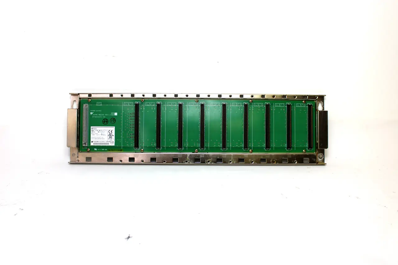 Yaskawa Electric JEPMC-MB200 Ver. A0 Long PLC Mounting Base, Power Supply 9 Slot