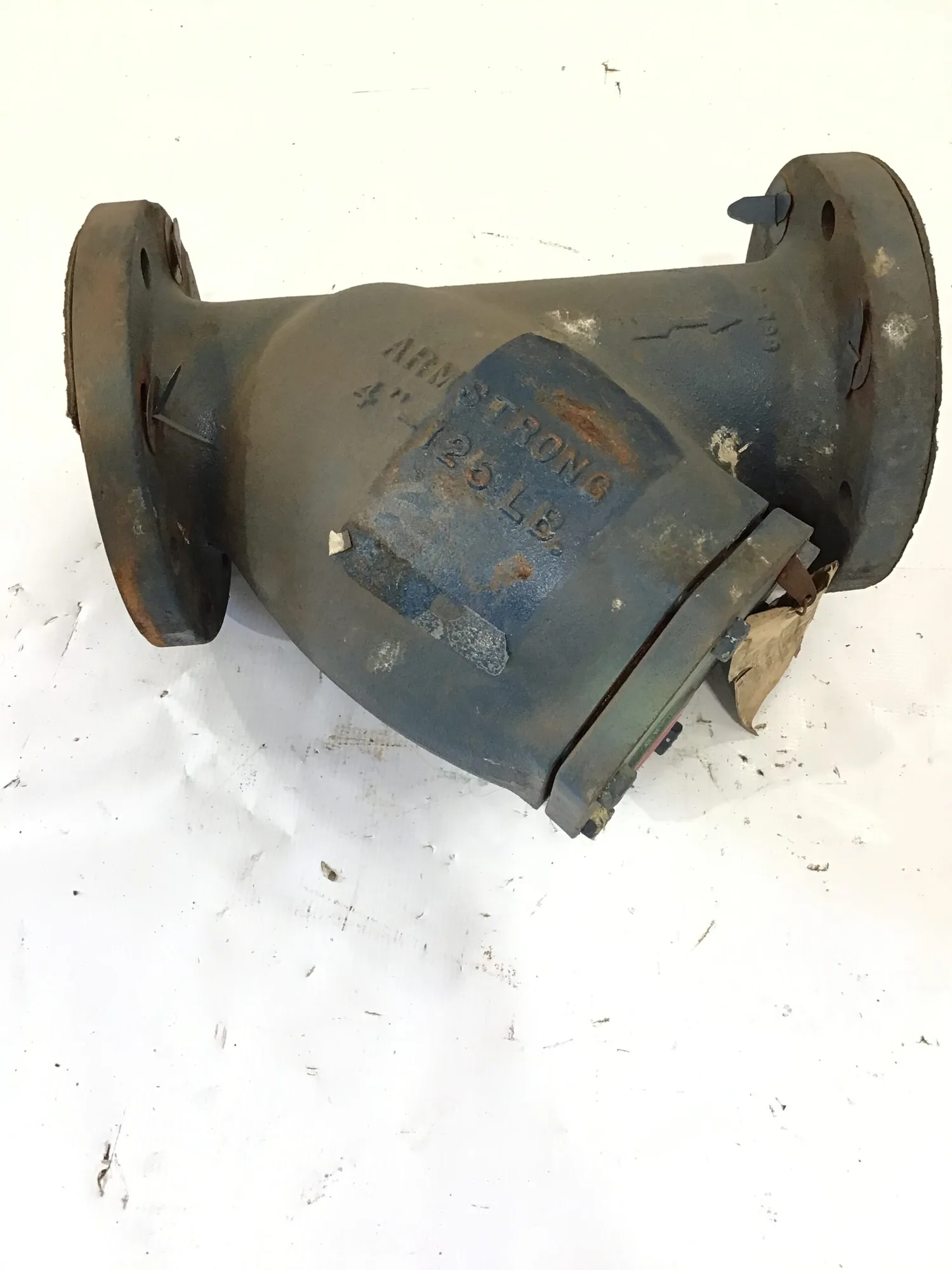 Armstrong Cast Iron Y-Strainer Valve 4″ 125 Lb