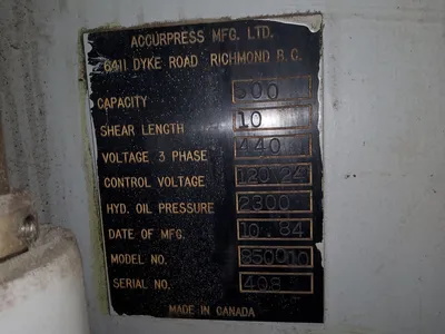 USED 1984 ACCUPRESS 850010