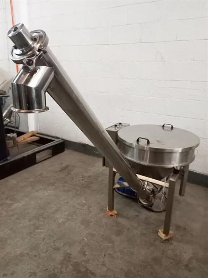 66" long x 4" dia. screw conveyor