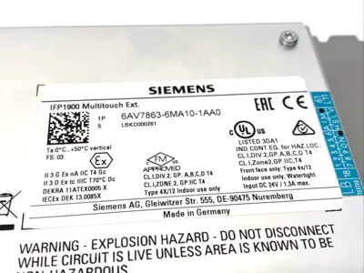 USED SIEMENS SIMATIC IFP1900