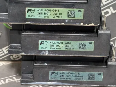 Lot of 3 Fuji Electric A50L-0001-0343 Transistor Power Modules 600V 400A Used