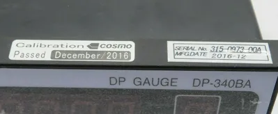 NEW COSMO DP-340BA DIGITAL PRESSURE GAUGE DP340BA
