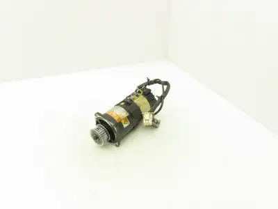 Sanyo Denki V720B-412EL7 Super V DC Servo Brake Motor 80 VDC W/Encoder 24V Brake