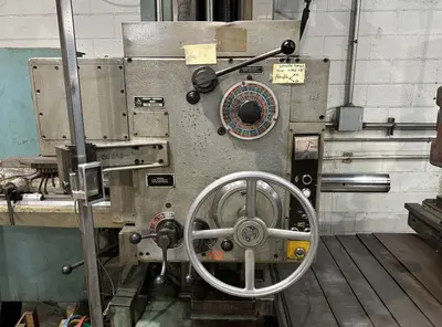3.5"  x 40 TAPER TOS MODEL #W9 ROTARY TABLE HORIZONTAL BORING MILL WITH FACING HEAD : YOBRO 25160