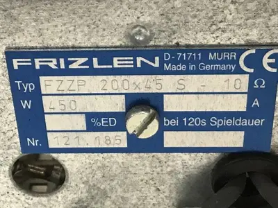 USED FRIZLEN GMBH & CO KG FZZP 200X45S-10 D-71711
