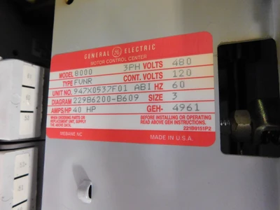 Used GE 947X0537F01 Starters Ohio US | Equipment Recovery Corp. #1330725