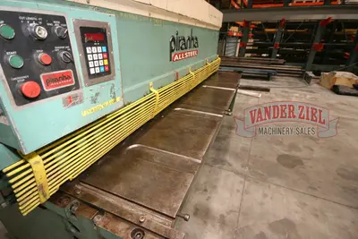Used 1999 PIRANHA M1/4-10 Power Squaring Shears (Inch) Michigan US | Vander Ziel Machinery Sales #480523