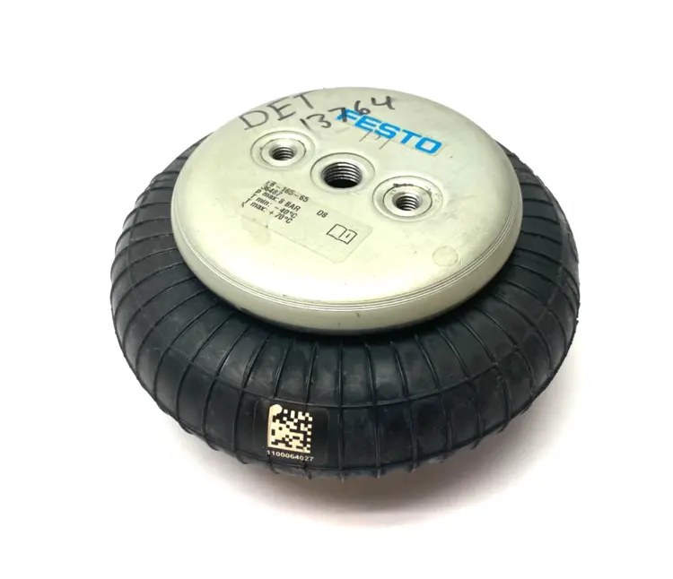 Used FESTO BELLOWS CYLINDER 65MM STROKE SIZE 165 1/4" CONNECTION Misc Industrial Equipment | Maverick Industrial Sales #1111890