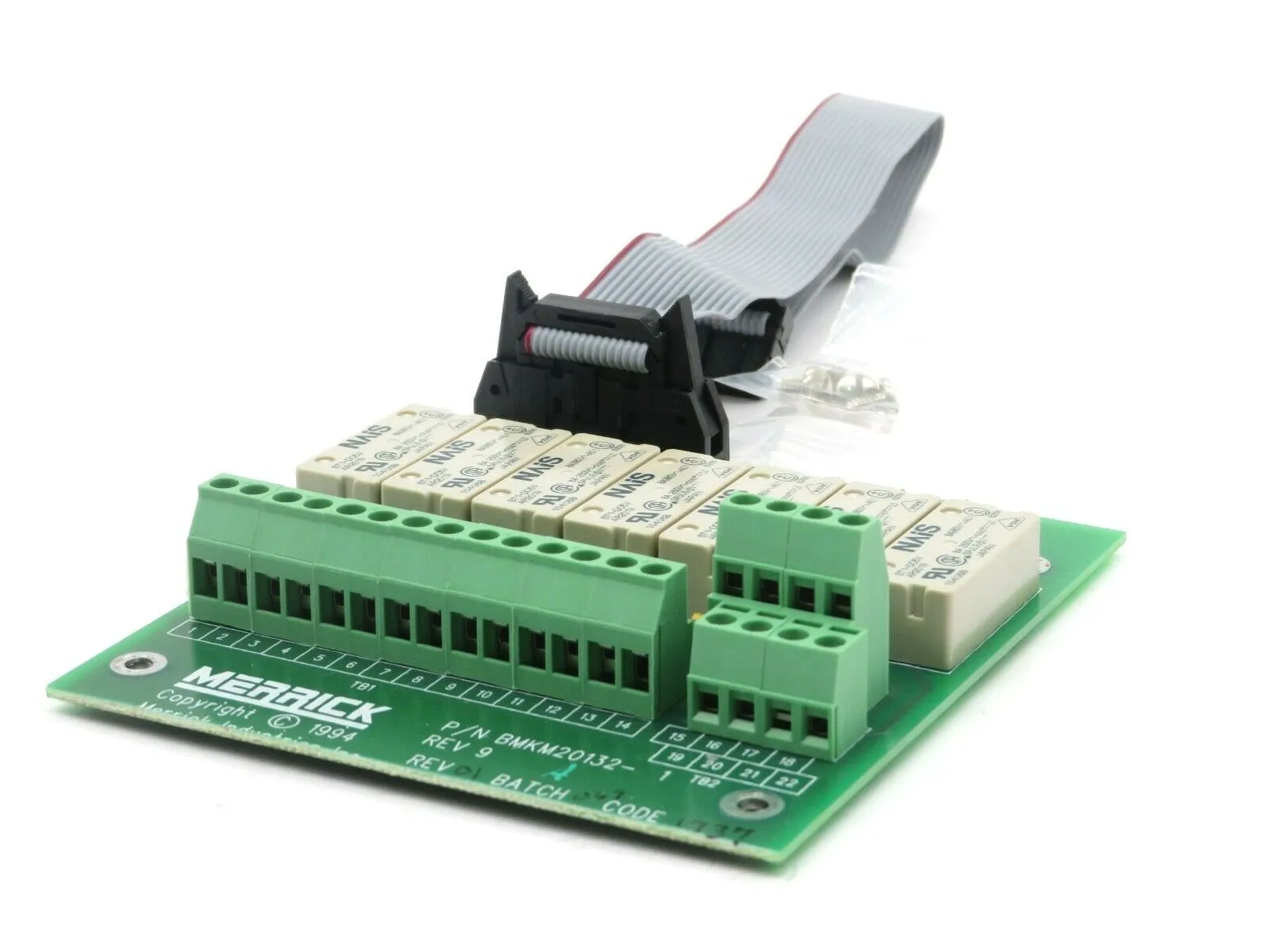 NEW MERRICK BMKM20132-1 PC BOARD BACKPLANE ASSEMBLY REV 9 BMKM201321