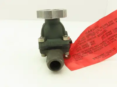 Rockwell Hanna 1/2" Diaphragm Pinch Valve Buttweld Fig CWP 5