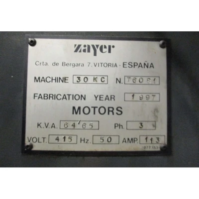 ZAYER 30 KC Milling | Bowland Trading Ltd (6)