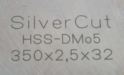 NEW SILVER CUT HSS-DM05 SAW BLADE 350×2 5×32 80 TEETH