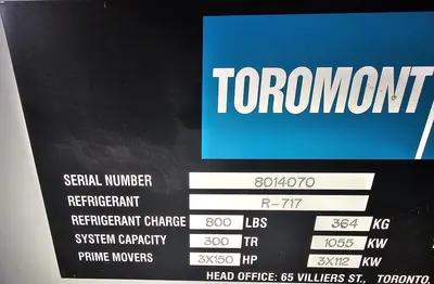 USED 2010 TOROMONT CIMCO C6-W08AHE