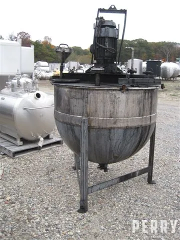 _UNKNOWN_ 100 Gallon Tank S/S - 0 to 999 Gal. (H=height, L=length) | Perry Equipment