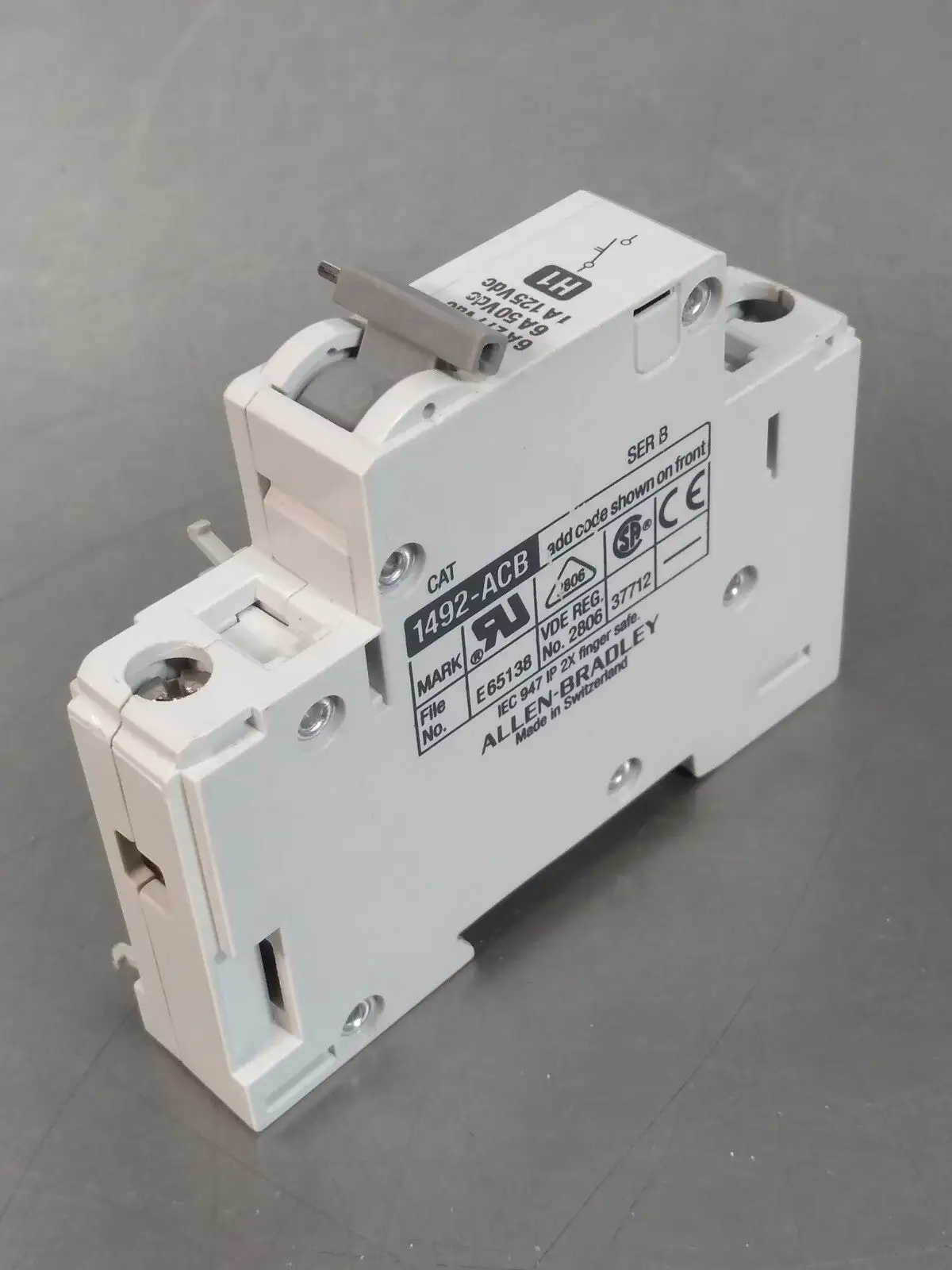 Allen-Bradley 1492-ACB-H1 Circuit Breaker Loc4E28