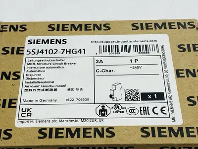 5SJ4102-7HG41 | Siemens  Miniature Circuit Breaker 1-Pole 2A 240V - New Other