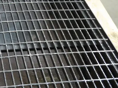 CNC Oil Coolant Tank 100gal Steel Oil Spill Catch Tank Walkway Grates 25x98x10"