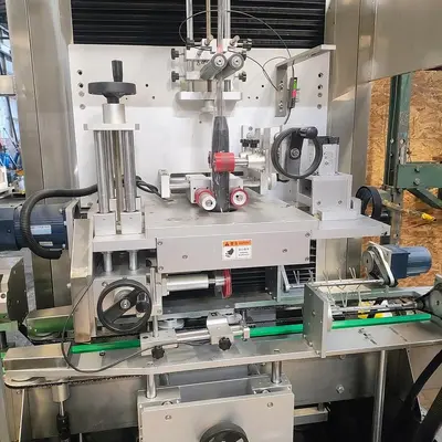 Used Shangai Yiman Shrink Sleeve Labeling Machine, Model TB-150