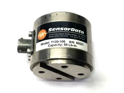Used SensorData Flange Reaction Torque Sensor 50lb-in Sensors Michigan US | Maverick Industrial Sales #1397303