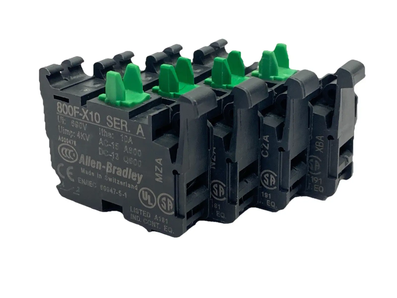 Used Allen-Bradley 800F-X10 Contact Blocks Michigan US | Maverick Industrial Sales #1402188