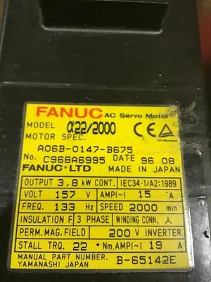 USED FANUC A06B-0147-B675