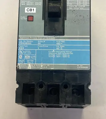 Used SIEMENS ED43B060 Miscellaneous Equipment (Electrical & Power) | Surplus Asset Holdings #1196101