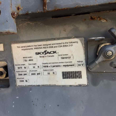 USED 2014 Skyjack SJ4632