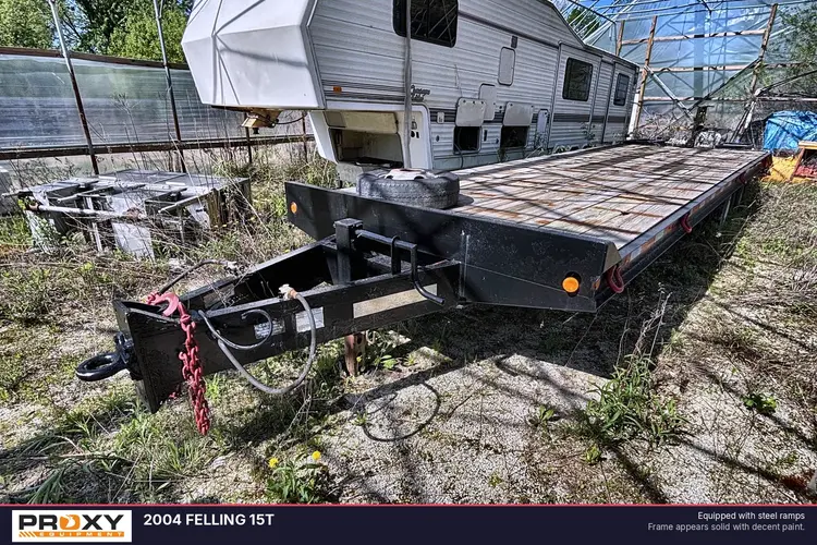 Used 2004 FELLING 15T Flatbed Trailers Wisconsin US | Proxy Equipment #1378315
