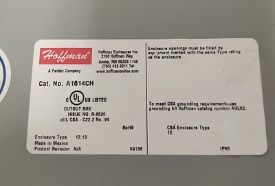USED Hoffman A1614CH