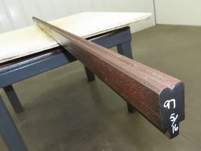 Press Brake Die 97-1/16" Long 90° V 1/4" W 5/32" Deep 1-3/4" H 1/2" Tang