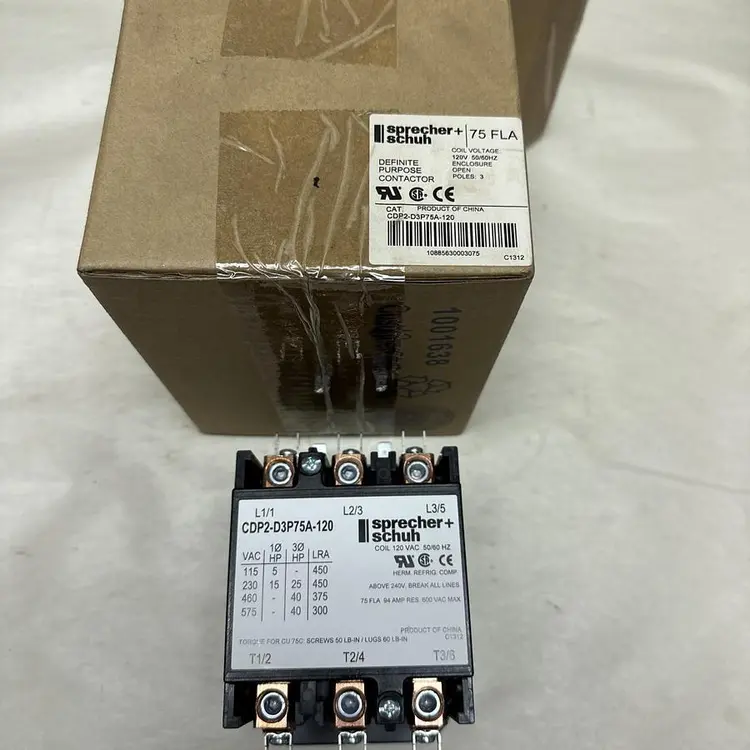 New | in-Stock SPRECHER+SCHUH CDP2-D3P75A-120 Miscellaneous Equipment (Electrical & Power) | Surplus Asset Holdings #1202111