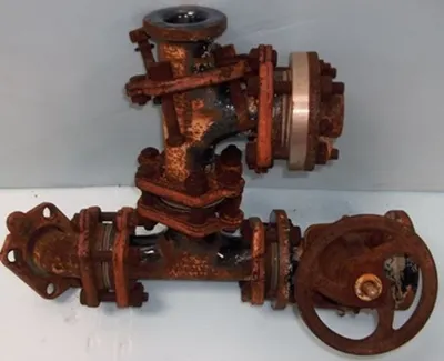 QTY. 1. PFAUDLER GLASS LINED GLOBE VALVE 1 &frac12...