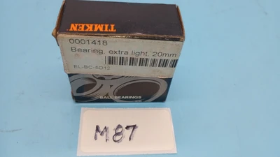 NEW Timken 910KD BALL BEARING, DEEP GROOVE,RADIAL  12 OD, 20MMX42MMX