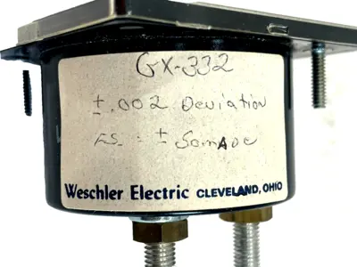 NEW WESCHLER ELECTRIC GX-332 LOAD PANEL METER GX332