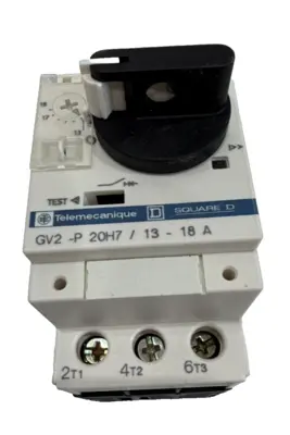 NEW TELEMECANIQUE GV2-P20H7 CIRCUIT BREAKER 13-18A GV2P20H7
