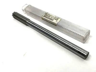 USED YANKEE REAMER HSS CHUCKING REAMER 8-FLUTES 9-1/2" OAL