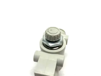 USED SMC PNEUMATIC IN-LINE FLOW CONTROL VALVE 5/16" OD