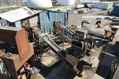 USED SVEDALA SHREDDER SYSTEM