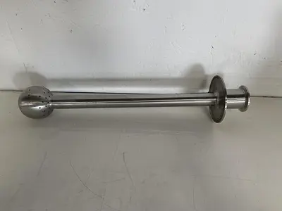 Stainless Steel  17" Spray Ball w/ 1 1/2" Sanitary Fitting